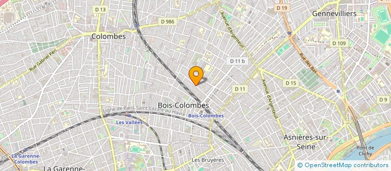 localisation de l'entreprise SCI DES PRES à BOIS-COLOMBES