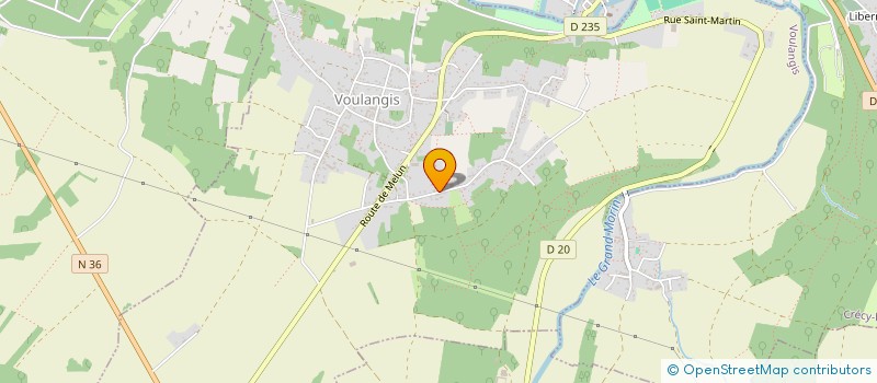 localisation de l'entreprise SCI DES PRES  VOULANGIS