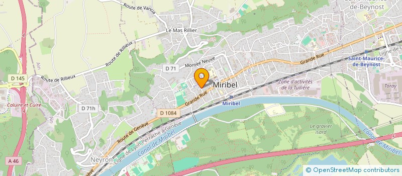 localisation de l'entreprise SCI DES PRES à MIRIBEL