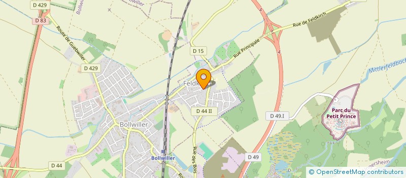 localisation de l'entreprise SCI DES PRES  FELDKIRCH