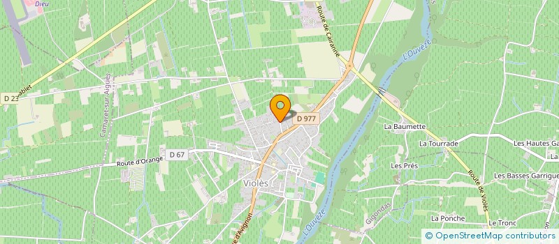 localisation de l'entreprise SCI DES PRES  VIOLES