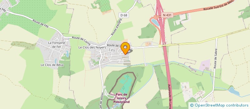 localisation de l'entreprise SCI DES PRES  FEY