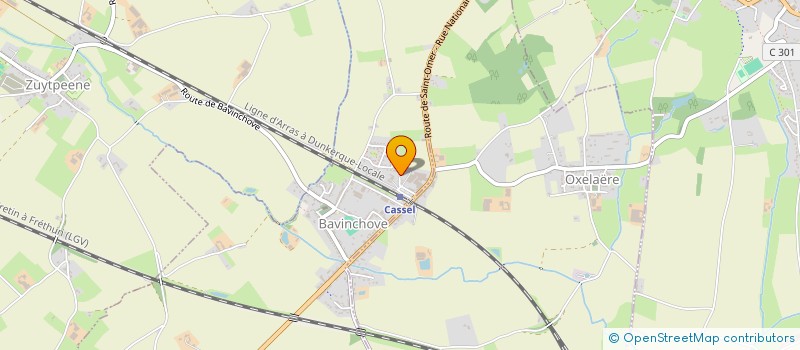 localisation de l'entreprise SCI DES PRES  BAVINCHOVE