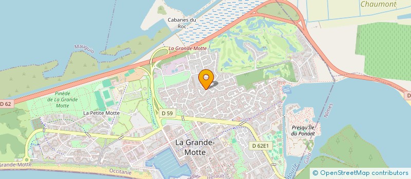 localisation de l'entreprise SCI DES PRES  LA GRANDE-MOTTE