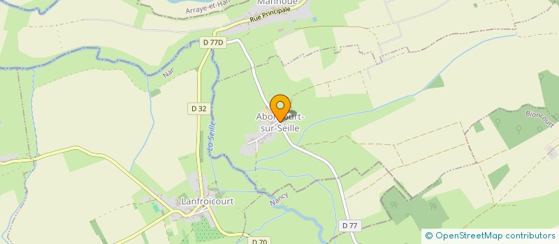 localisation de l'entreprise SCI DES PRES  ABONCOURT-SUR-SEILLE