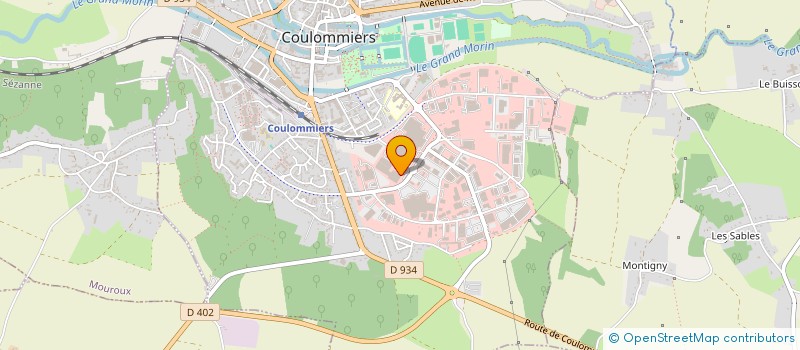 localisation de l'entreprise SCI DES PRES DU BOURDEAU  COULOMMIERS
