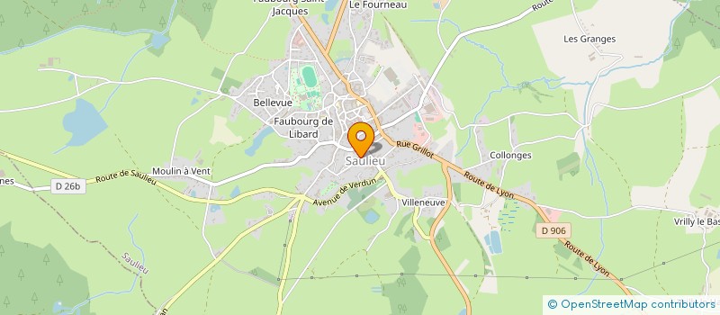 localisation de l'entreprise SCI DES PRES EN GIBASSIER  SAULIEU