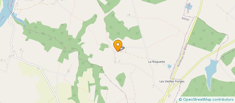 localisation de l'entreprise SCI DES PRES GRELETS  MILLAC