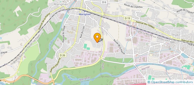 localisation de l'entreprise SCI DES PRES PARIS  MARIGNIER