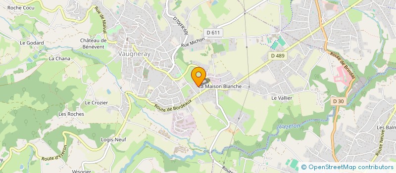 localisation de l'entreprise SCI DES PRES ROUETS  VAUGNERAY