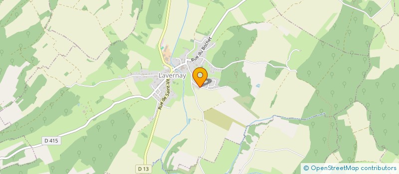 localisation de l'entreprise SCI DES PRES ROUGEOT  LAVERNAY