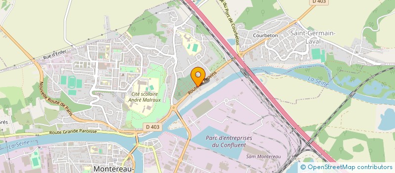 localisation de l'entreprise SCI DES PRES ST MARTIN à MONTEREAU-FAULT-YONNE