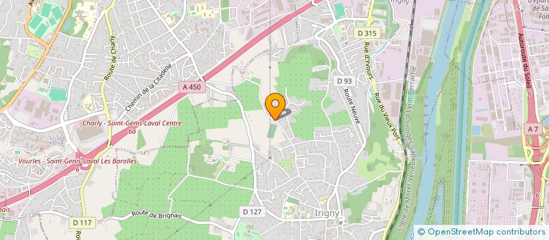 localisation de l'entreprise SCI DES PRESLES  IRIGNY