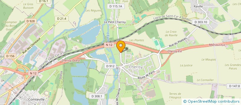localisation de l'entreprise SCI DES PRESSOIRS à CHERISY