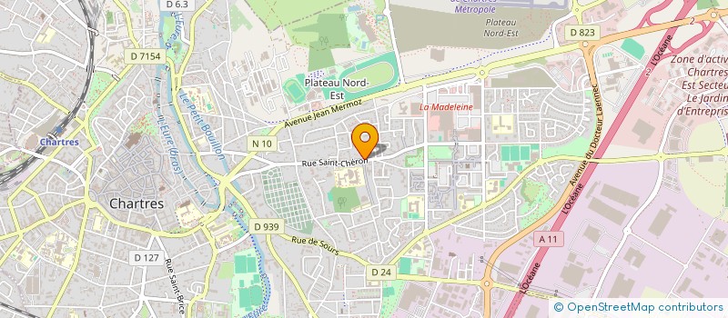 localisation de l'entreprise SCI DES PRESSOIRS à CHARTRES