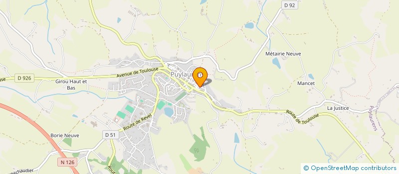 localisation de l'entreprise SCI DES PRESSOIRS  PUYLAURENS