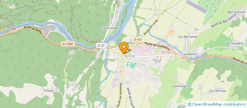 localisation de l'entreprise SCI DES PRETRES  YENNE