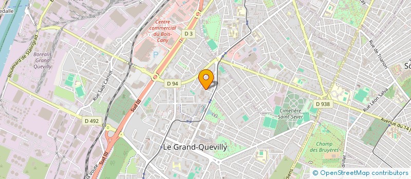 localisation de l'entreprise SCI DES PREVOYANTS  LE GRAND-QUEVILLY