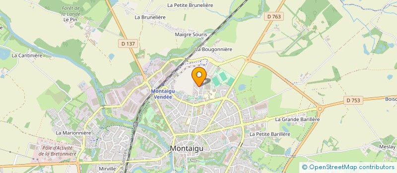 localisation de l'entreprise SCI DES PRIMEVERES à MONTAIGU-VENDEE