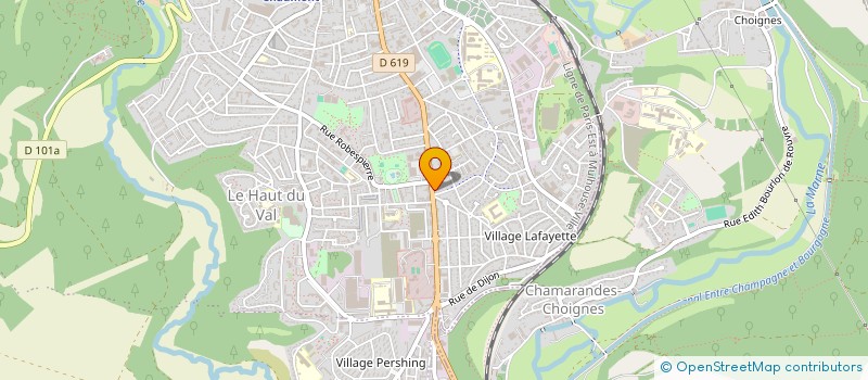 localisation de l'entreprise SCI DES PRIMEVERES à CHAUMONT