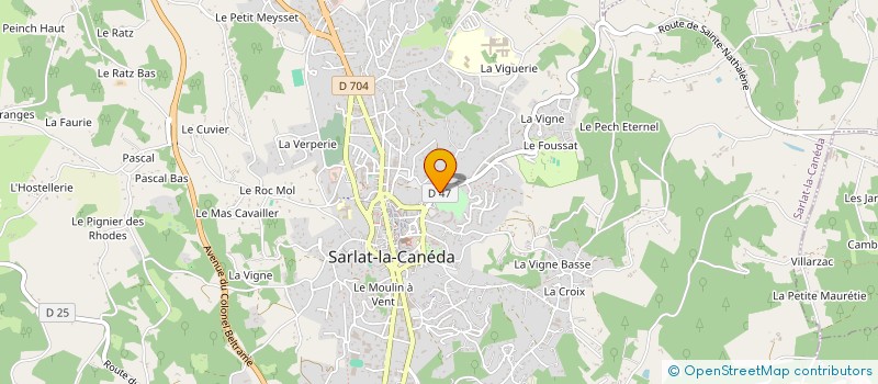 localisation de l'entreprise SCI DES PRIMEVERES à SARLAT-LA-CANEDA