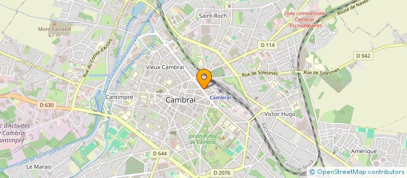 localisation de l'entreprise SCI DES PRIMEVERES  CAMBRAI