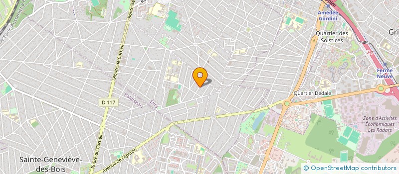 localisation de l'entreprise SCI DES PRIMEVERES à MORSANG-SUR-ORGE