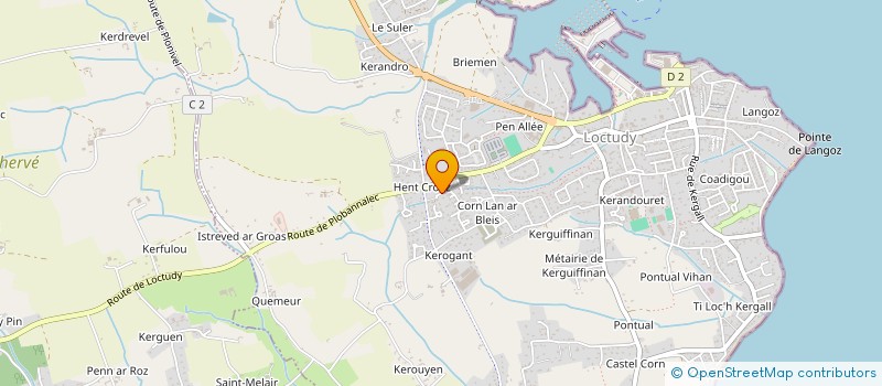 localisation de l'entreprise SCI DES PRIMEVERES  LOCTUDY