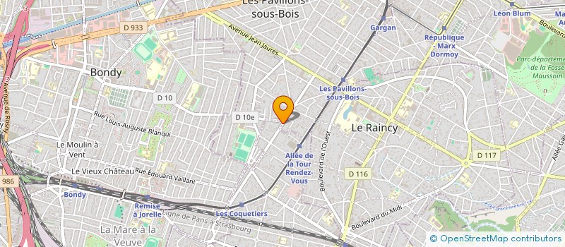 localisation de l'entreprise SCI DES PRINCES à VILLEMOMBLE