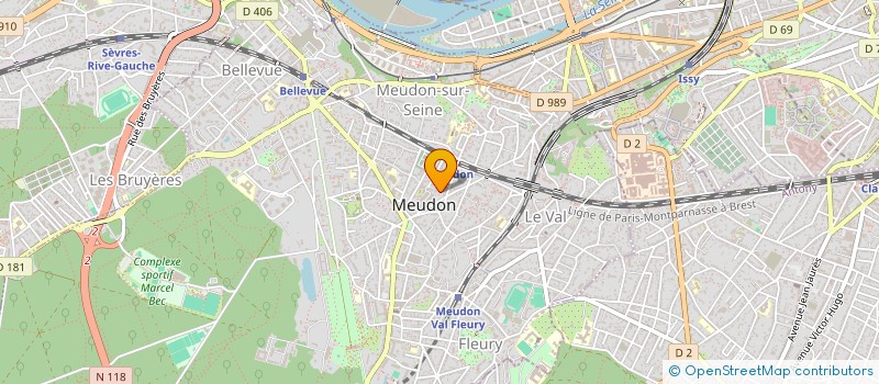localisation de l'entreprise SCI DES PRINCESSES à MEUDON