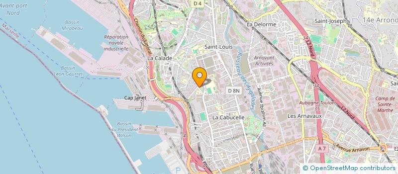 localisation de l'entreprise SCI DES PROPHETES à MARSEILLE