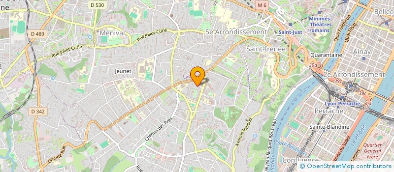 localisation de l'entreprise SCI DES PROVINCES  SAINTE FOY LES LYON