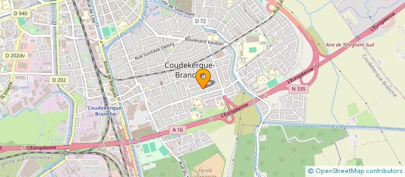 localisation de l'entreprise SCI DES PROVINCES  COUDEKERQUE-BRANCHE