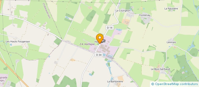 localisation de l'entreprise SCI DES PRUNELIERS à SOUDAN