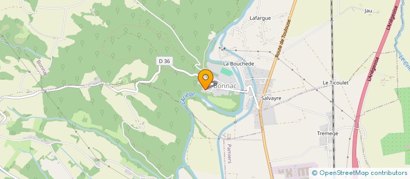 localisation de l'entreprise SCI DES PRUNIERS DU PIGEONNIER à BONNAC