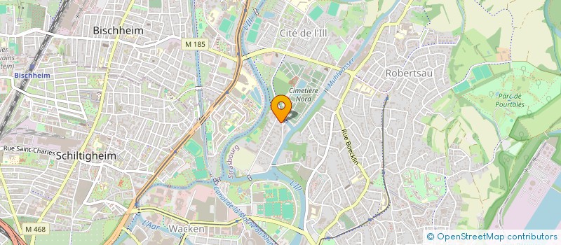 localisation de l'entreprise SCI DES PUCELLES - PJ  STRASBOURG
