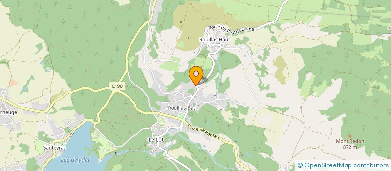 localisation de l'entreprise SCI DES PUYS  AYDAT