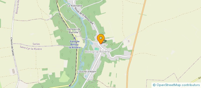 localisation de l'entreprise SCI DES PYRAMIDES  BOISSY-LA-RIVIERE