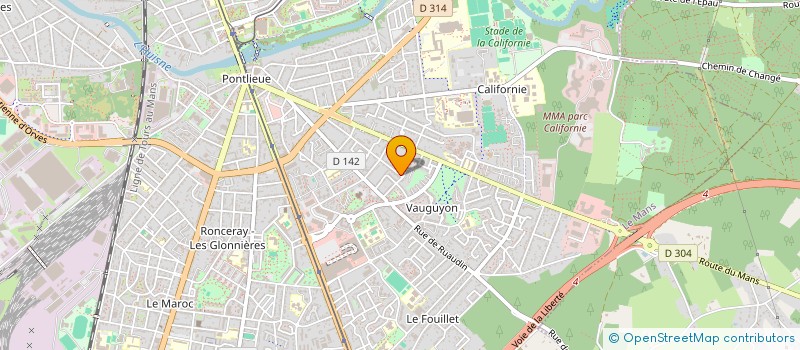 localisation de l'entreprise SCI DES PYRAMIDES  LE MANS