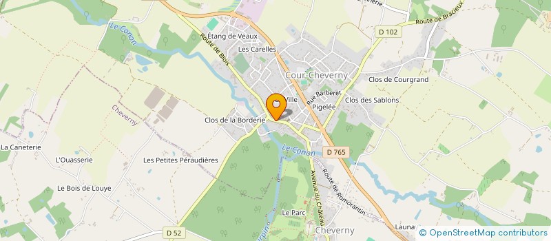 localisation de l'entreprise SCI DES PYRENEES  COUR-CHEVERNY