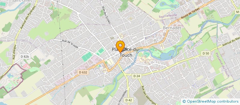 localisation de l'entreprise SCI DES PYRENEES  PLAISANCE-DU-TOUCH