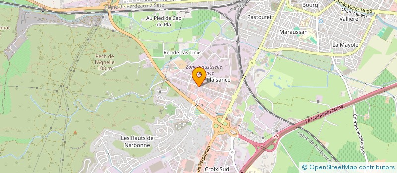 localisation de l'entreprise SCI DES PYRENEES à NARBONNE
