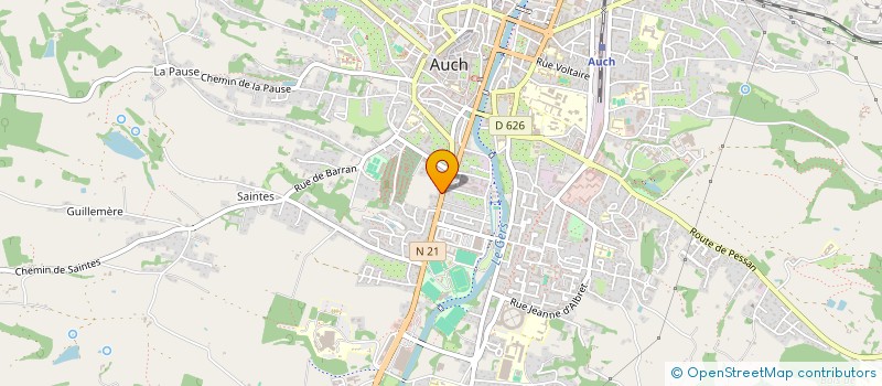 localisation de l'entreprise SCI DES PYRENEES à AUCH