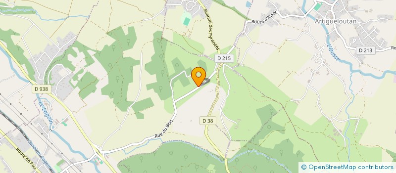 localisation de l'entreprise SCI DES PYRENEES  ASSAT