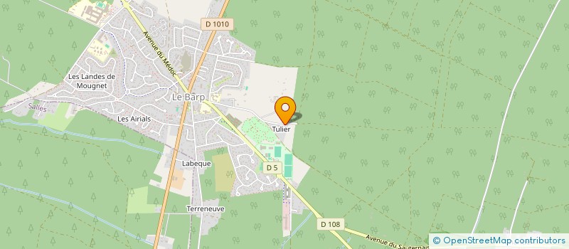 localisation de l'entreprise SCI DES PYRENEES DU BARP  LE BARP