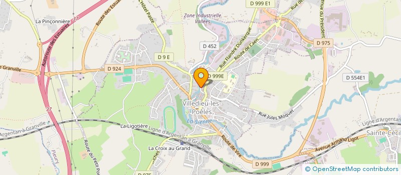 localisation de l'entreprise SCI DES QUAIS  VILLEDIEU-LES-POELES-ROUFFIGNY