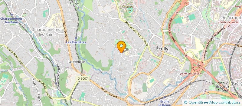 localisation de l'entreprise SCI DES QUAIS  ECULLY