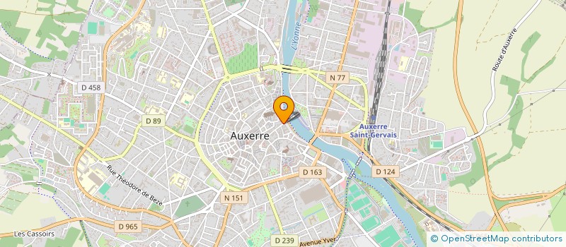 localisation de l'entreprise SCI DES QUAIS à AUXERRE