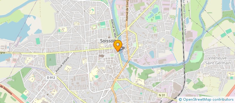 localisation de l'entreprise SCI DES QUARANTE ESSAIMS à SOISSONS