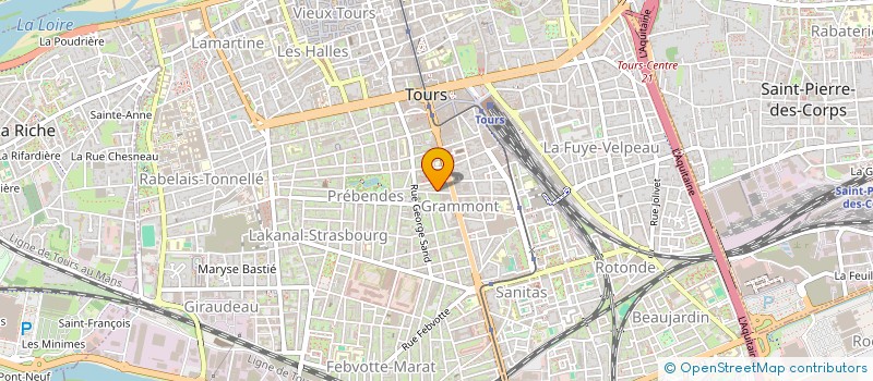 localisation de l'entreprise SCI DES QUATRE  TOURS